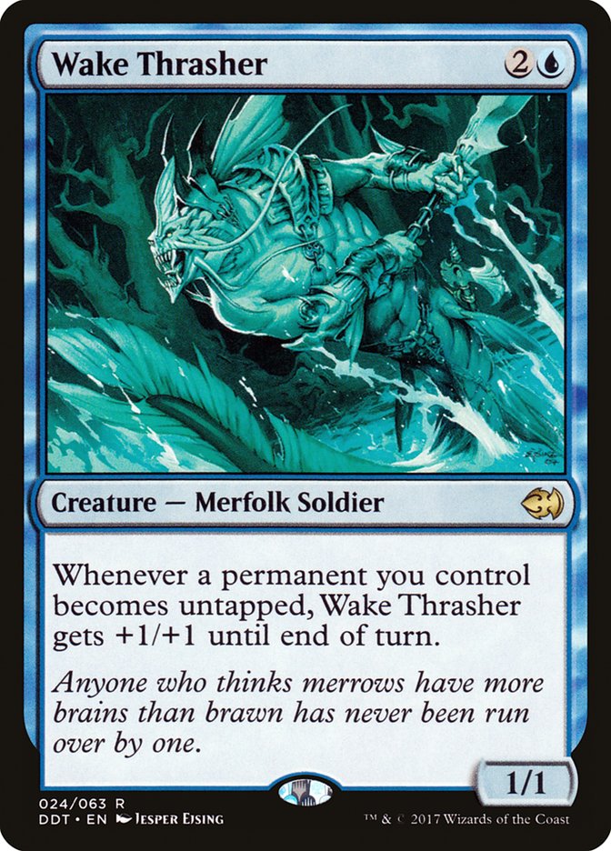Wake Thrasher 24 (Duel Decks: Merfolk vs. Goblins)  | Good Games Adelaide SA