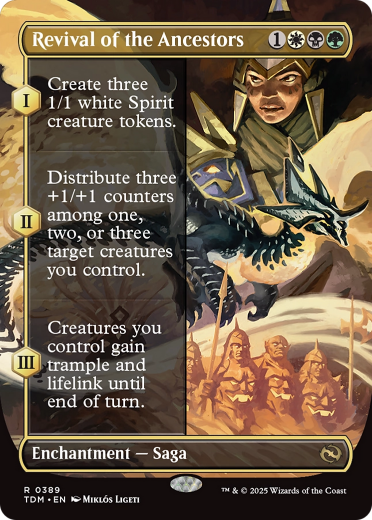 Revival of the Ancestors (Borderless) [Tarkir: Dragonstorm] | Good Games Adelaide SA