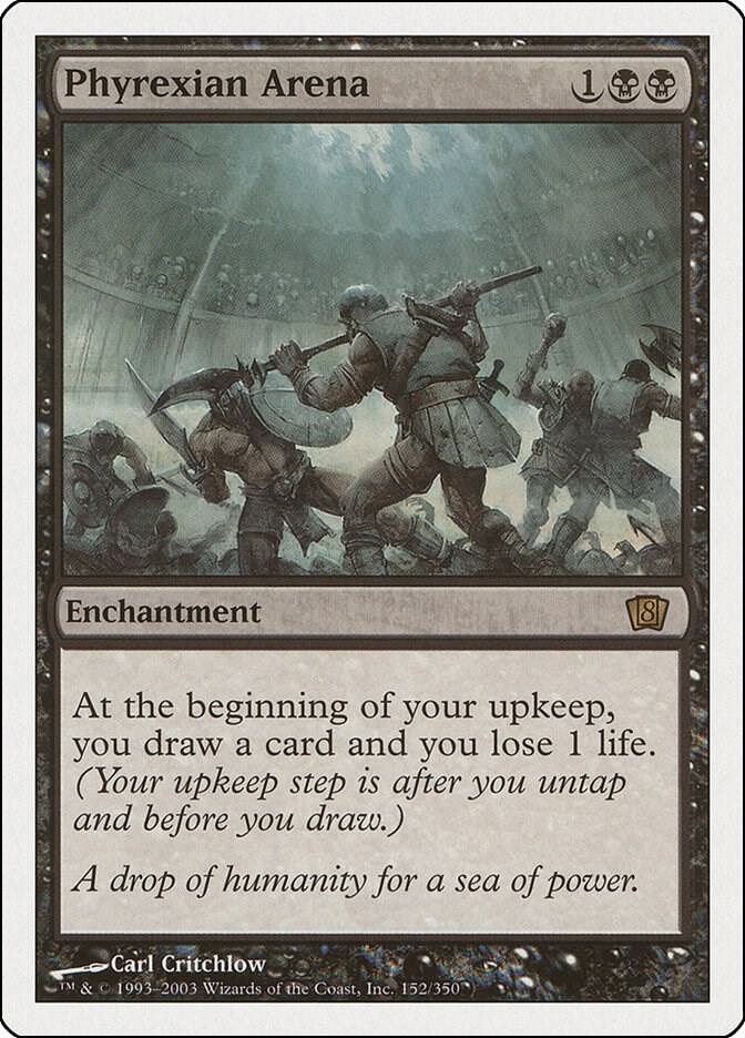 Phyrexian Arena 152 (8th Edition)  - Foil | Good Games Adelaide SA