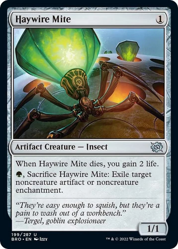 Haywire Mite 199 (The Brothers' War)  - Foil | Good Games Adelaide SA