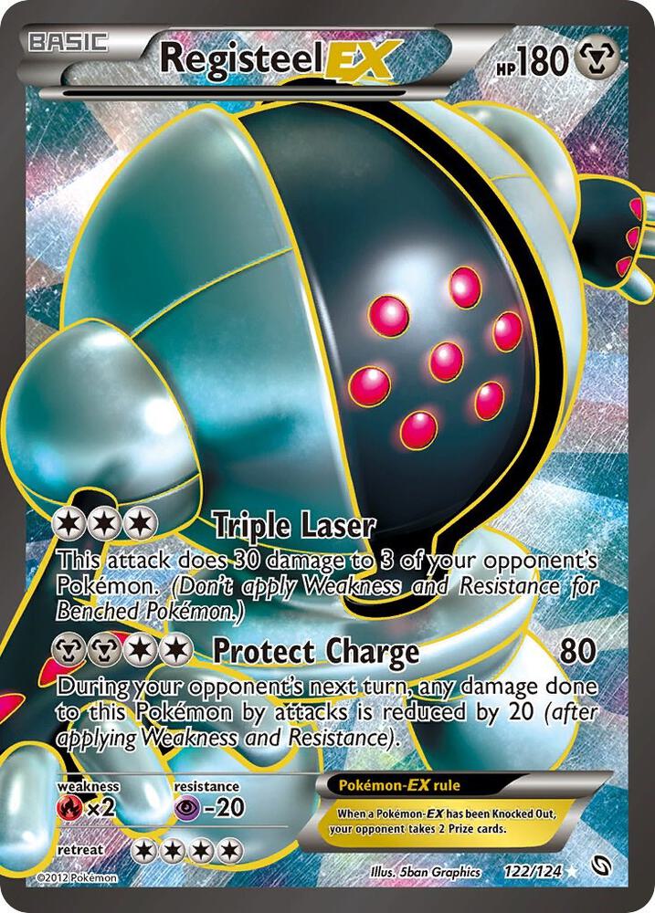 Registeel EX Full Art 122/124 (Dragons Exalted)  - Holofoil | Good Games Adelaide SA