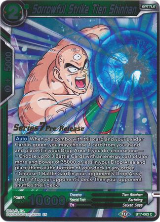 Sorrowful Strike Tien Shinhan (Assault of the Saiyans) [BT7-063_PR] | Good Games Adelaide SA