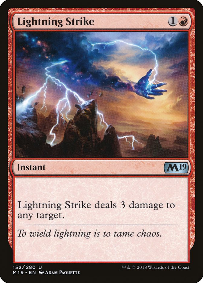 Lightning Strike [Core Set 2019] | Good Games Adelaide SA