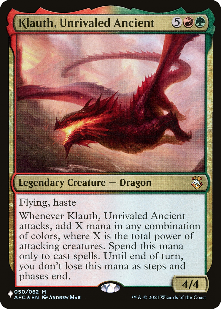 Klauth, Unrivaled Ancient [The List Reprints] | Good Games Adelaide SA