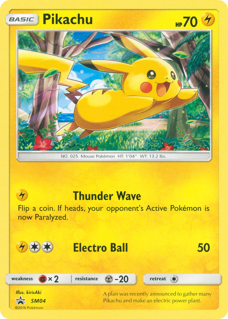 Pikachu (SM04) (Target Non Holo) [Sun & Moon: Black Star Promos] | Good Games Adelaide SA