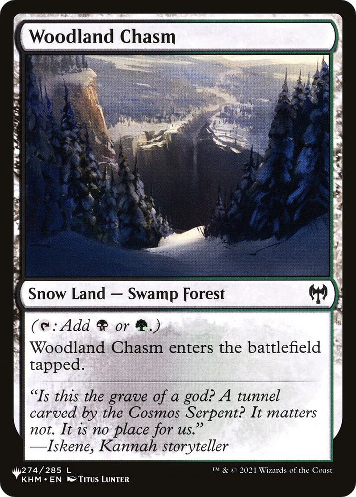 Woodland Chasm 274 (The List Reprints)  | Good Games Adelaide SA