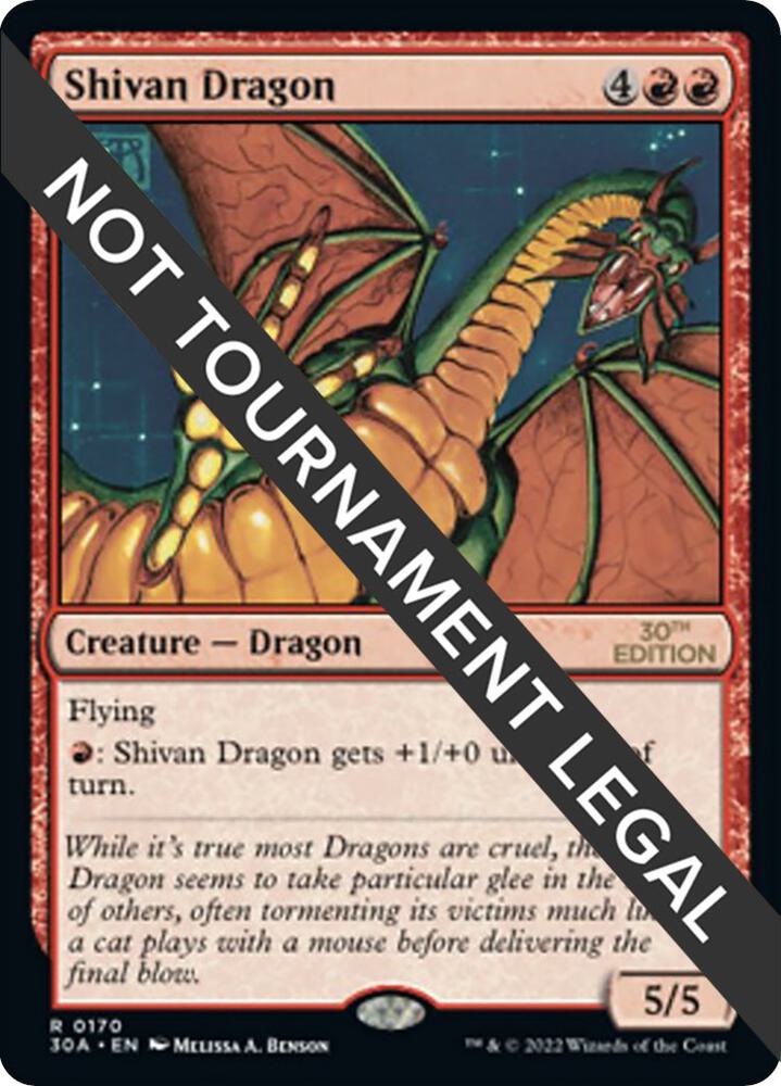 Shivan Dragon 170/594 (30th Anniversary Edition)  | Good Games Adelaide SA