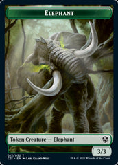 Frog Lizard // Elephant Token [Commander 2021 Tokens] | Good Games Adelaide SA