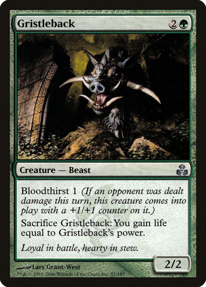 Gristleback 87 (Guildpact)  - Foil | Good Games Adelaide SA