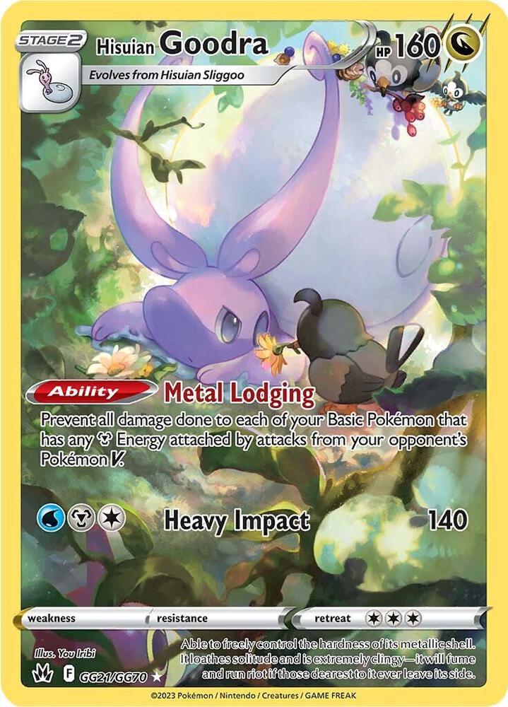 Hisuian Goodra GG21/GG70 (Crown Zenith: Galarian Gallery)  - Holofoil | Good Games Adelaide SA