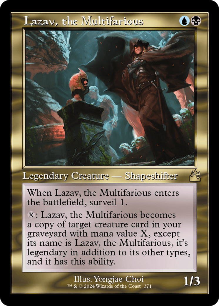 Lazav, the Multifarious (Retro Frame) [Ravnica Remastered] | Good Games Adelaide SA