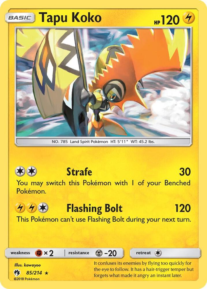 Tapu Koko 85/214 (SM - Lost Thunder)  - Holofoil | Good Games Adelaide SA