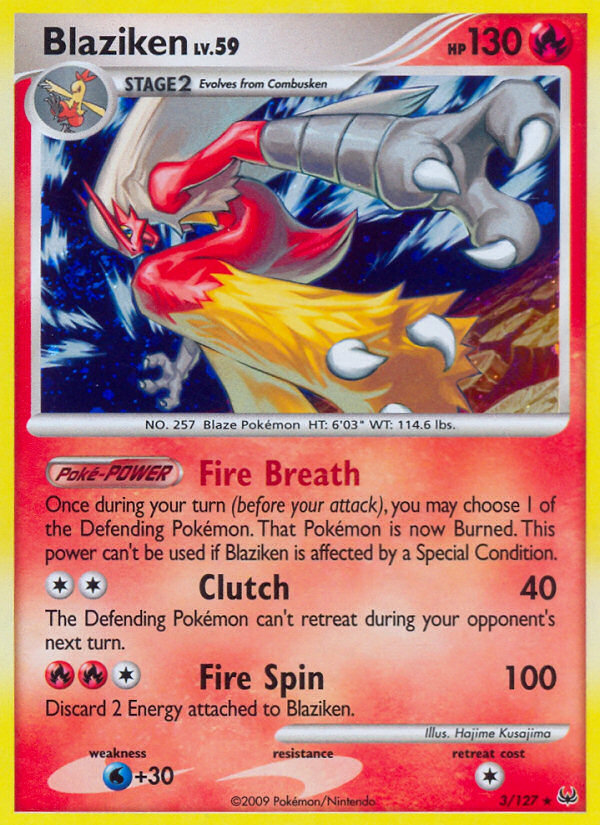 Blaziken (3/127) [Platinum: Base Set] | Good Games Adelaide SA