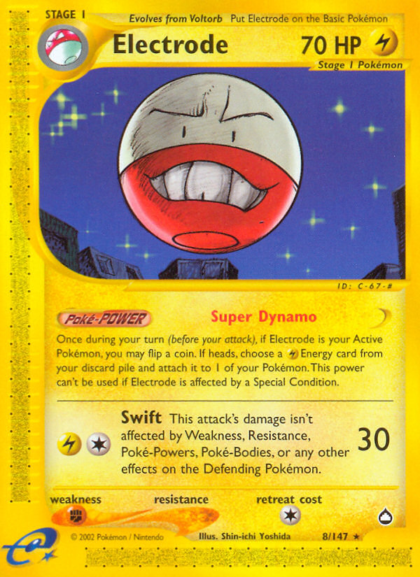 Electrode (8/147) [Aquapolis] | Good Games Adelaide SA