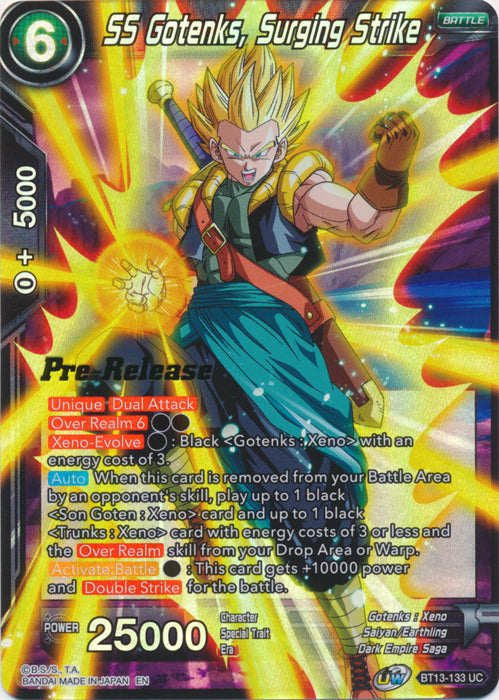 SS Gotenks, Surging Strike (BT13-133) [Supreme Rivalry Prerelease Promos] | Good Games Adelaide SA