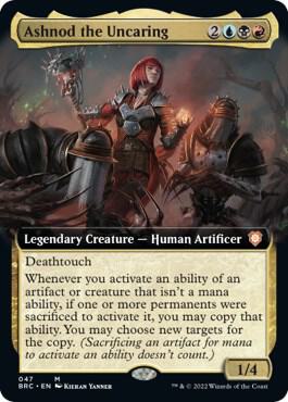 Ashnod the Uncaring Extended Art 47 (Commander: The Brothers' War)  | Good Games Adelaide SA