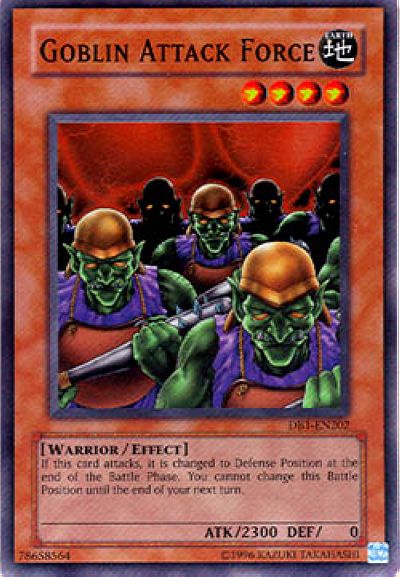 Goblin Attack Force [DB1-EN202] Super Rare | Good Games Adelaide SA