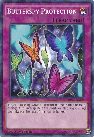 Butterspy Protection [BP03-EN230] Shatterfoil Rare | Good Games Adelaide SA