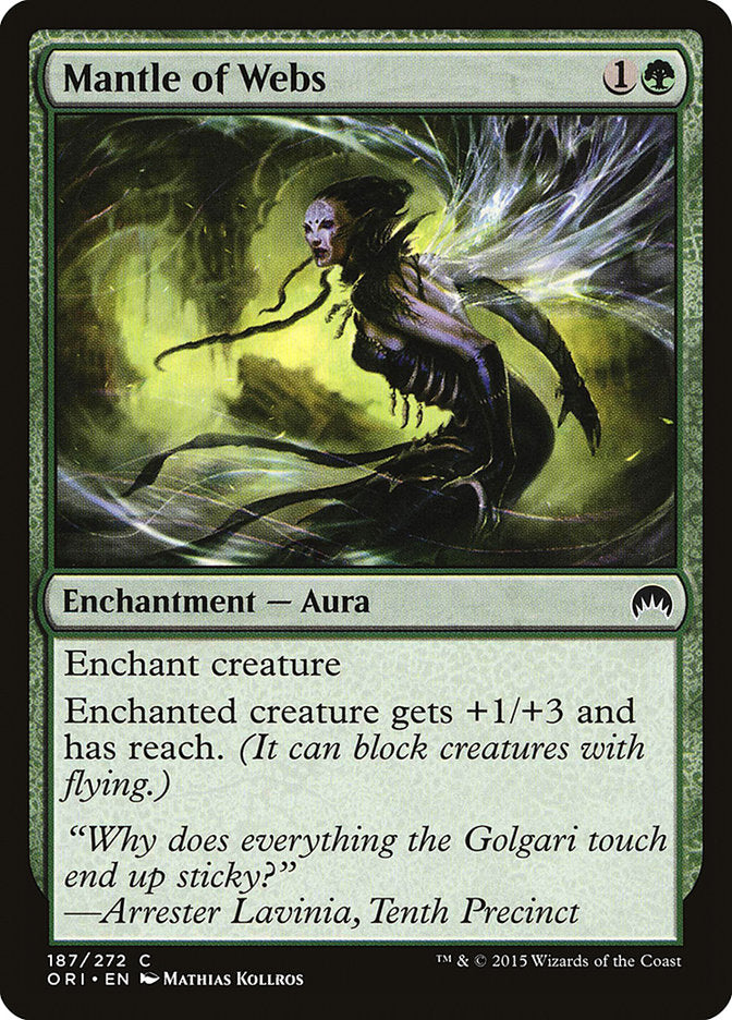Mantle of Webs 187 (Magic Origins)  - Foil | Good Games Adelaide SA