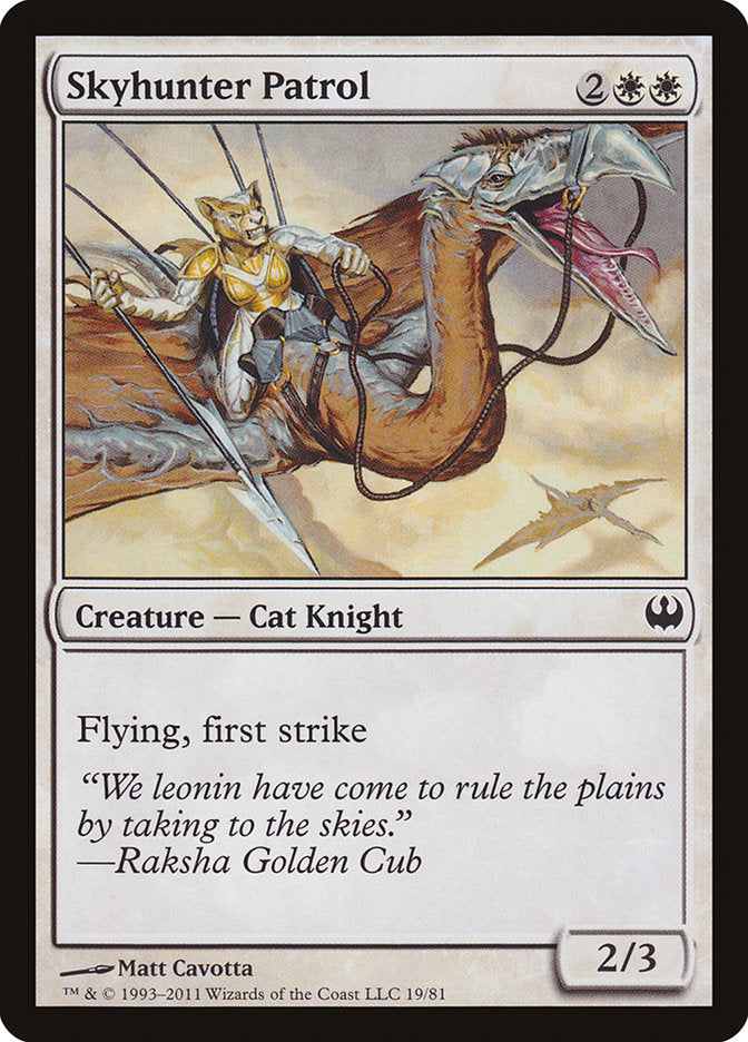 Skyhunter Patrol 19 (Duel Decks: Knights vs. Dragons)  | Good Games Adelaide SA