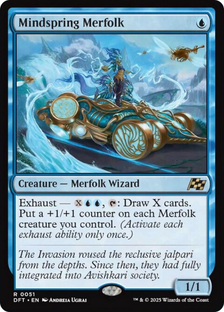 Mindspring Merfolk [Aetherdrift] | Good Games Adelaide SA