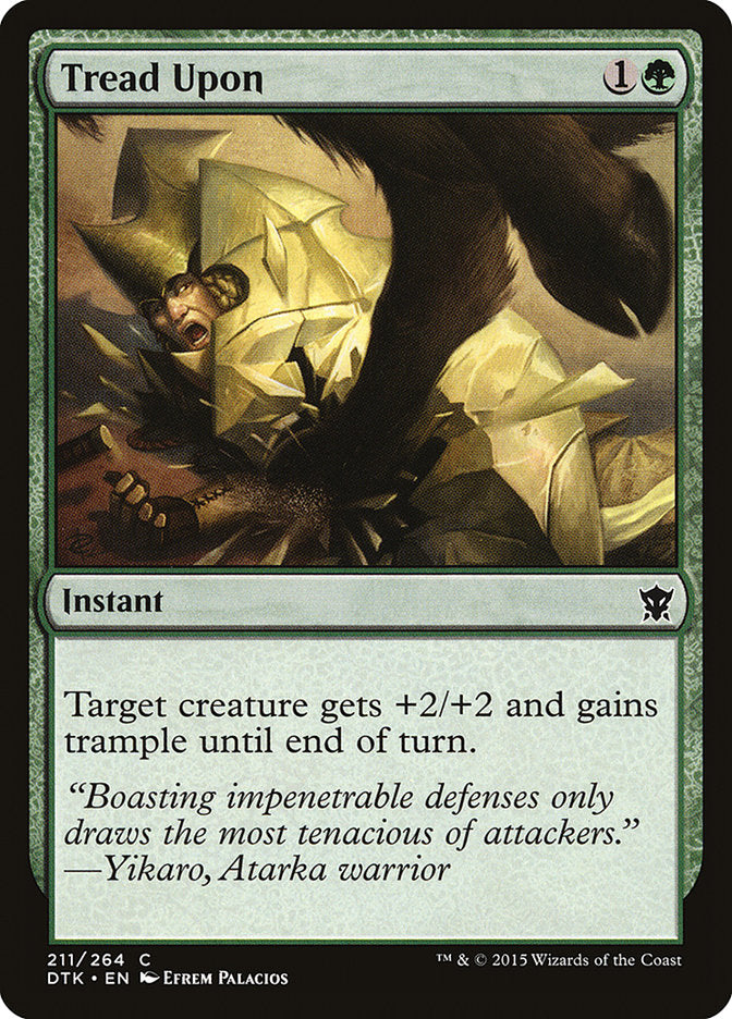 Tread Upon 211 (Dragons of Tarkir)  - Foil | Good Games Adelaide SA