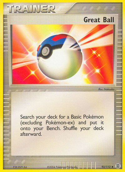 Great Ball (92/112) [EX: FireRed & LeafGreen] | Good Games Adelaide SA