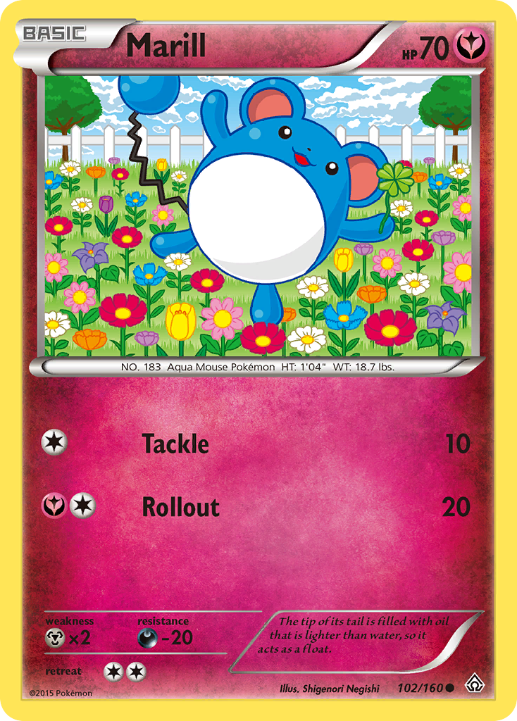 Marill (102/160) [XY: Primal Clash] | Good Games Adelaide SA