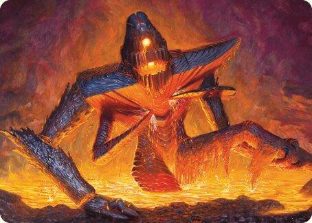 Molten Gatekeeper Art Card 5 (Art Series: Modern Horizons 3)  | Good Games Adelaide SA