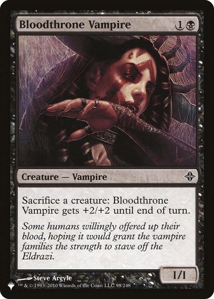 Bloodthrone Vampire 98/248 (The List Reprints)  | Good Games Adelaide SA