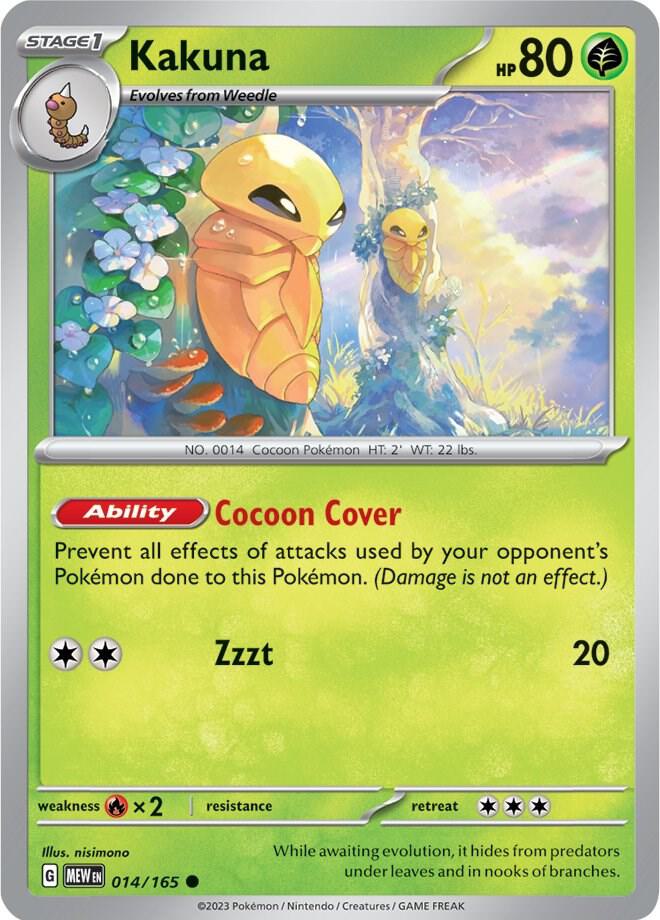 Kakuna 014/165 (SV: Scarlet & Violet 151)  | Good Games Adelaide SA