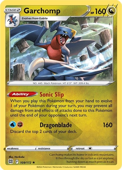 Garchomp (109/172) [Sword & Shield: Brilliant Stars] | Good Games Adelaide SA