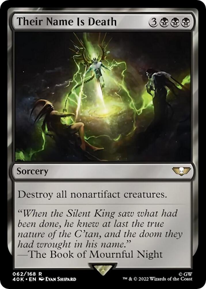Their Name Is Death Surge Foil 62 (Universes Beyond: Warhammer 40,000)  - Foil | Good Games Adelaide SA
