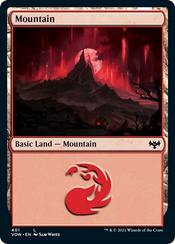 Mountain 401 401 (Innistrad: Crimson Vow)  - Foil | Good Games Adelaide SA