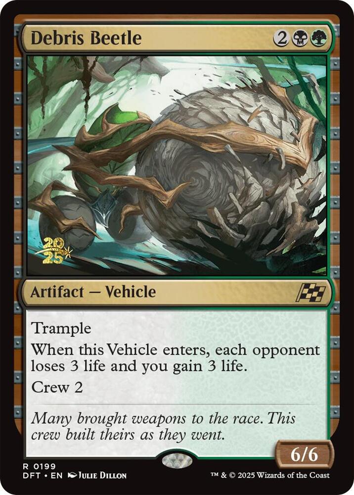 Debris Beetle 199 (Prerelease Cards)  - Foil | Good Games Adelaide SA