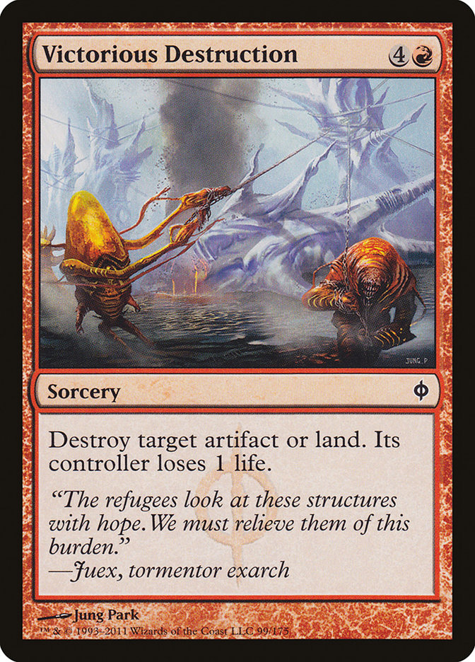 Victorious Destruction 99 (New Phyrexia)  - Foil | Good Games Adelaide SA