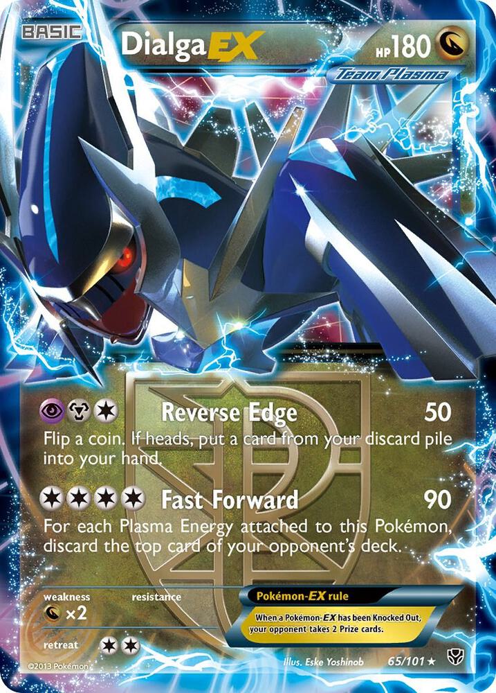 Dialga EX Team Plasma 65/101 (Plasma Blast)  - Holofoil | Good Games Adelaide SA