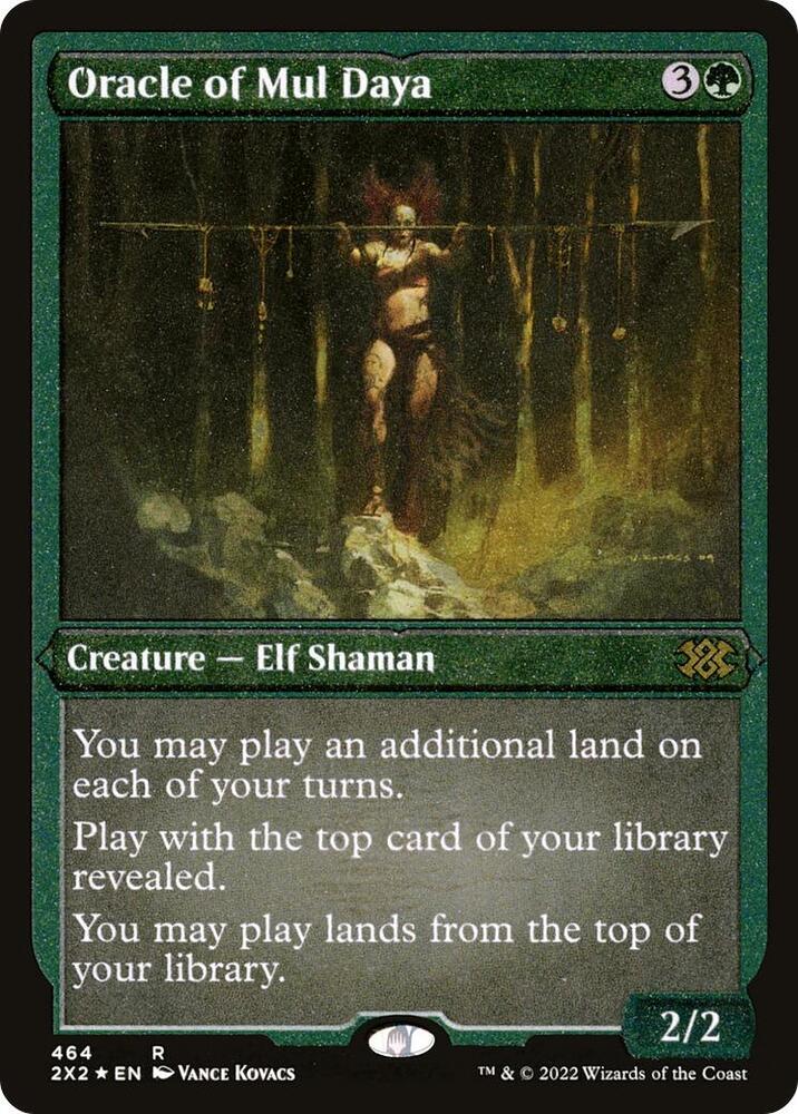 Oracle of Mul Daya Foil Etched 464 (Double Masters 2022)  - Foil | Good Games Adelaide SA