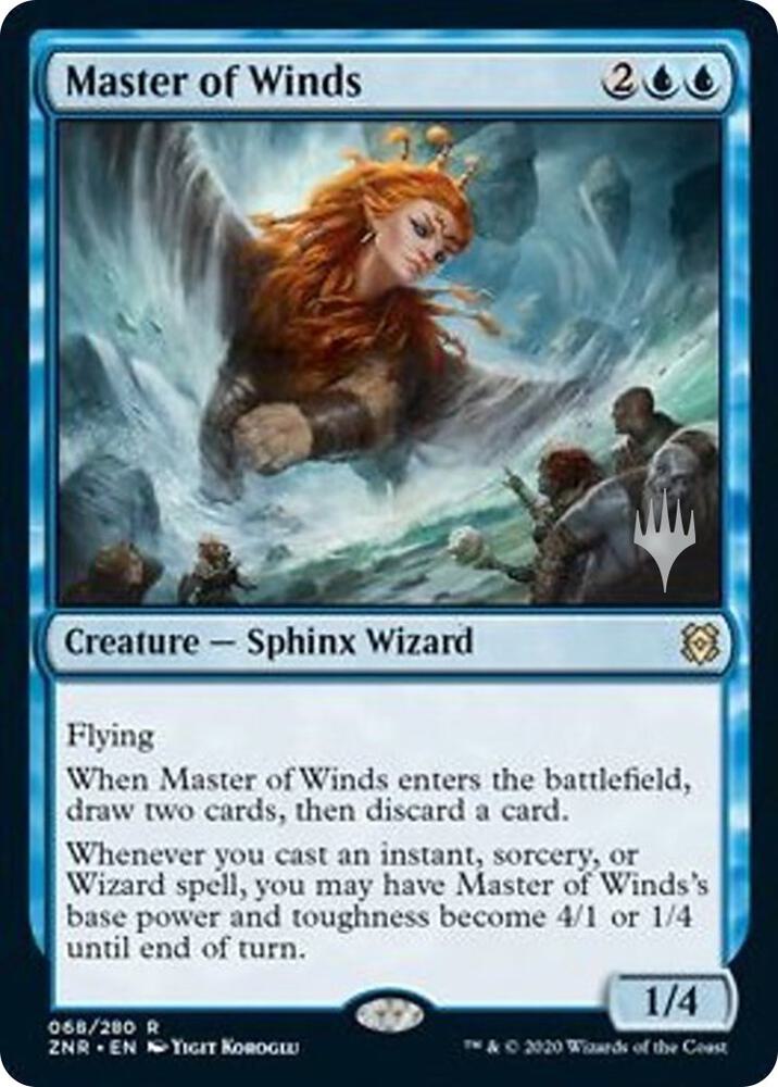 Master of Winds 68 (Promo Pack: Zendikar Rising)  | Good Games Adelaide SA