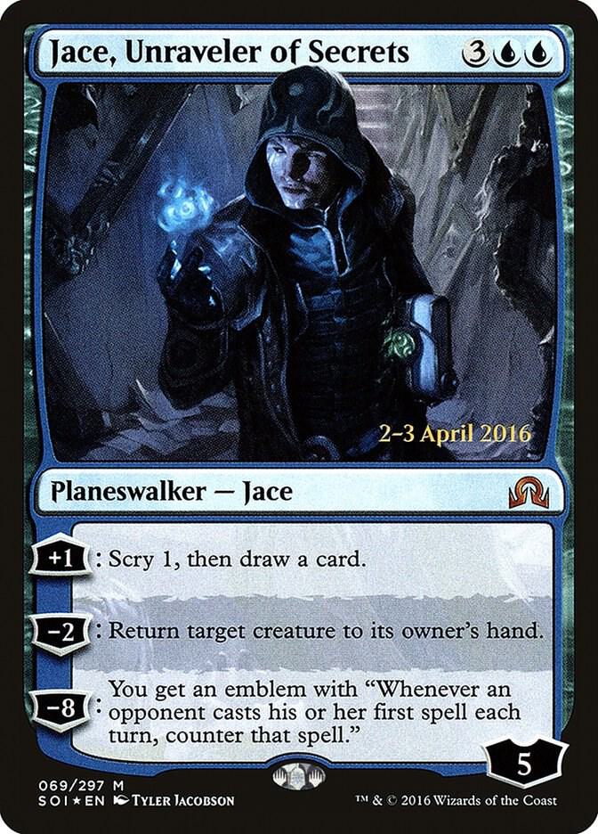Jace Unraveler of Secrets 69 (Prerelease Cards)  - Foil | Good Games Adelaide SA
