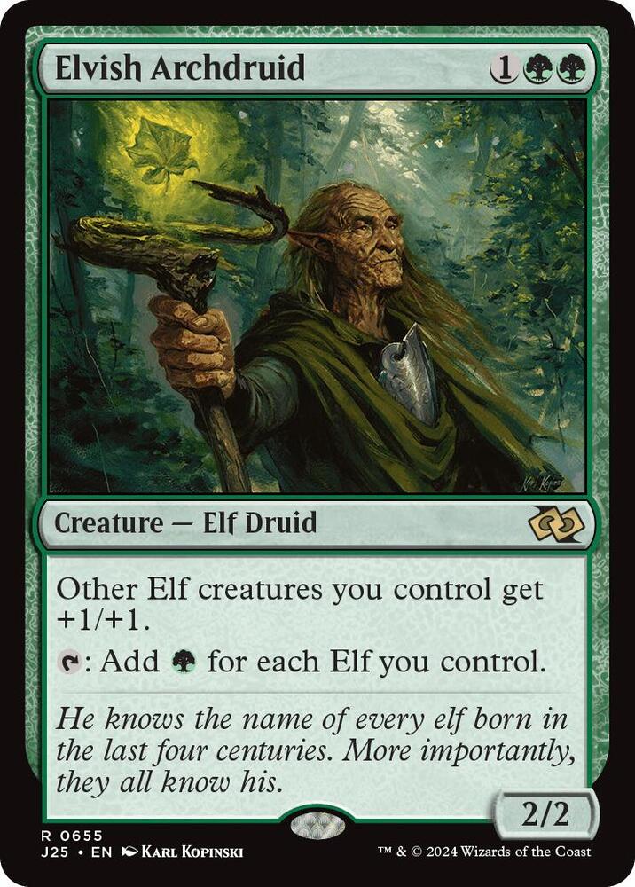 Elvish Archdruid 655 (Foundations Jumpstart)  | Good Games Adelaide SA