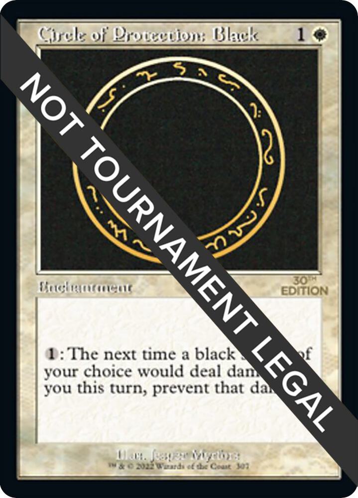 Circle of Protection Black Retro Frame 307/594 (30th Anniversary Edition)  | Good Games Adelaide SA