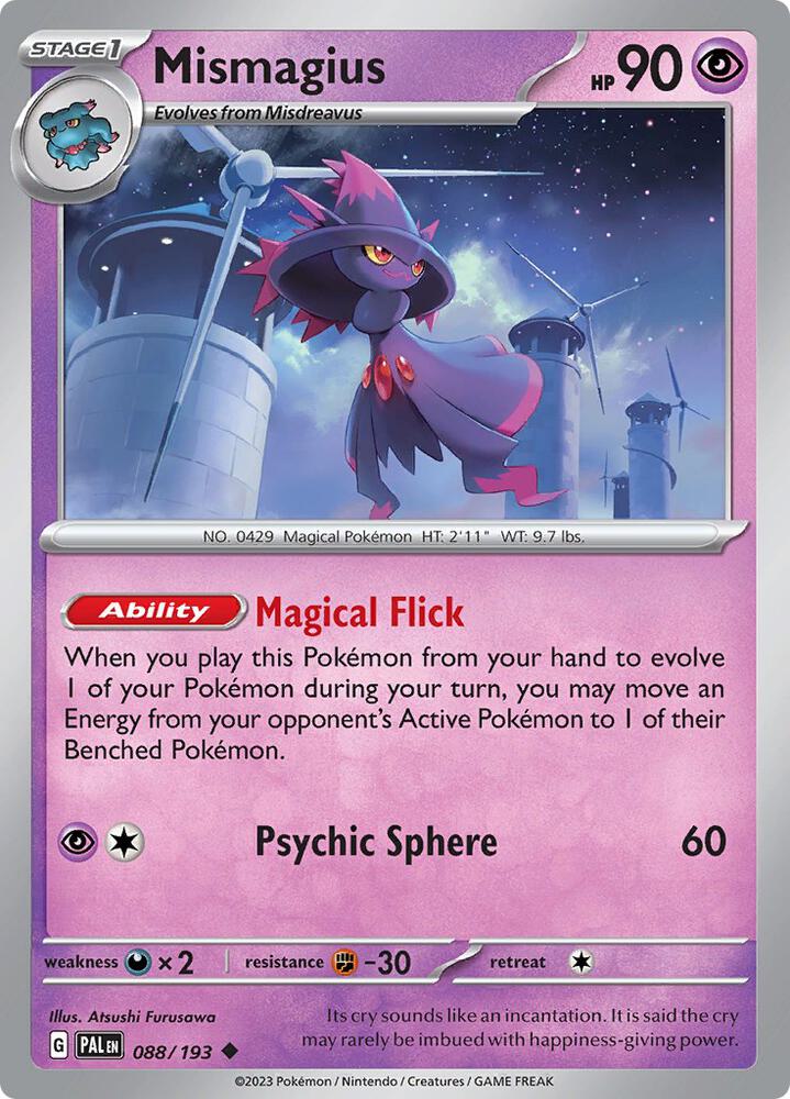 Mismagius 088/193 (SV02: Paldea Evolved)  | Good Games Adelaide SA