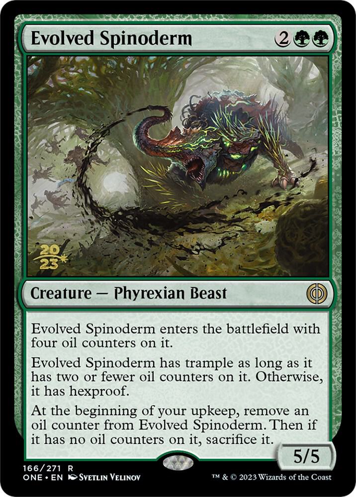 Evolved Spinoderm 166 (Prerelease Cards)  - Foil | Good Games Adelaide SA