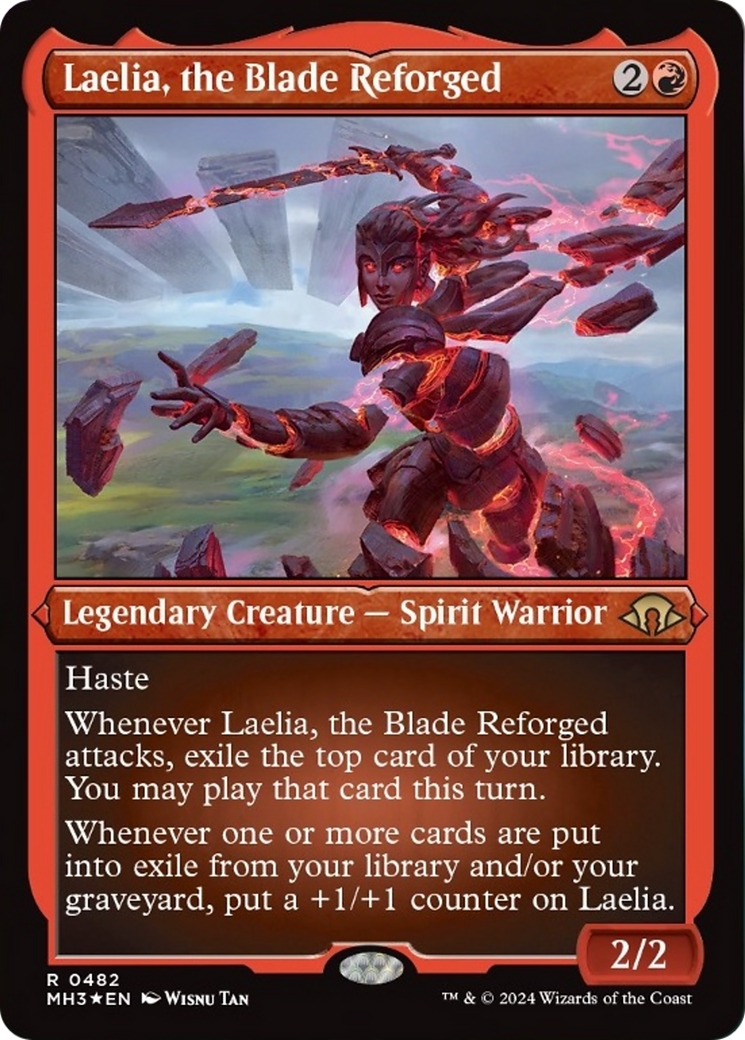 Laelia, the Blade Reforged (Foil Etched) [Modern Horizons 3] | Good Games Adelaide SA