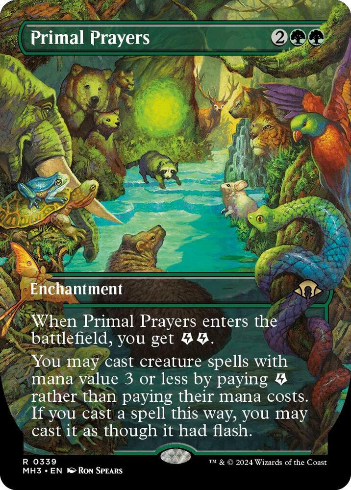 Primal Prayers 339/319 (Modern Horizons 3)  - Borderless | Good Games Adelaide SA