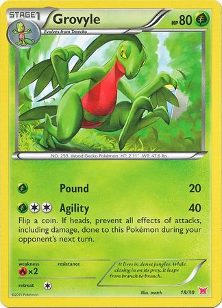 Grovyle (18/30) [XY: Trainer Kit 2 - Latias] | Good Games Adelaide SA