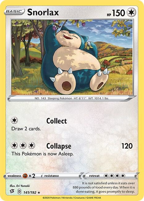 Snorlax 141/192 (SWSH02: Rebel Clash)  | Good Games Adelaide SA