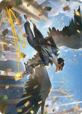Skyboon Evangelist Art Card Gold Stamped Signature 51 (Art Series: Streets of New Capenna)  | Good Games Adelaide SA