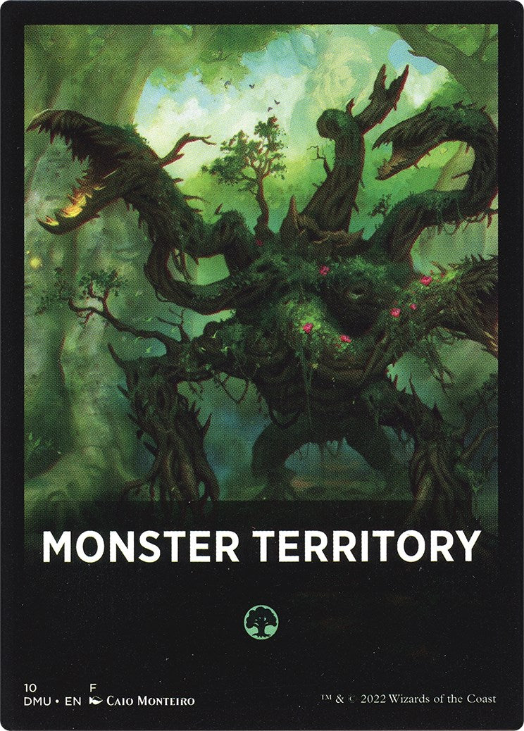 Monster Territory Theme Card [Dominaria United Tokens] | Good Games Adelaide SA